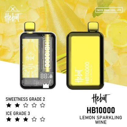 Hebat 喜貝 10000 數位螢幕精準控油 Mesh 芯爆發純粹風味 Type-C 高效續航 12W 強勁輸出口感超順不漏油 台灣現貨:圖片 5