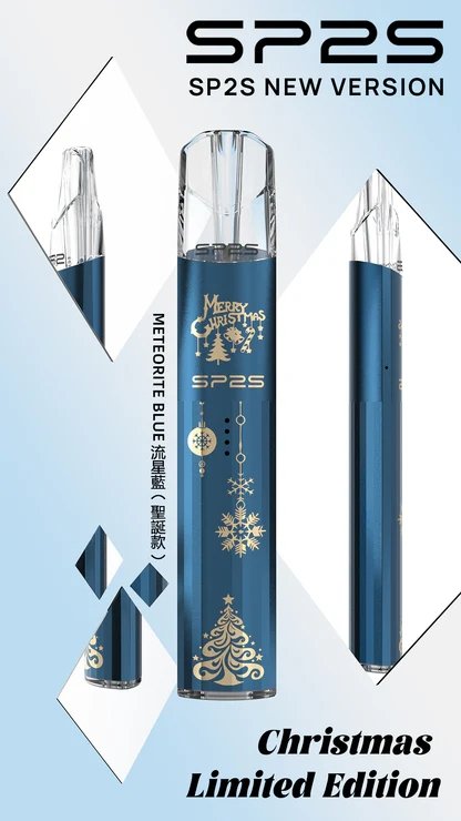 SP2S 鈦金屬浮雕主機 聖誕限定幻影光效系統 精準穩壓霧化核心 極致鈦金屬立體機身 完美相容各品牌一代煙彈 台灣現貨:圖片 5